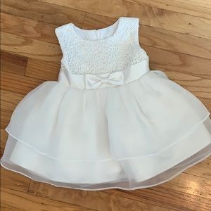 Girls baptism dress 12 months